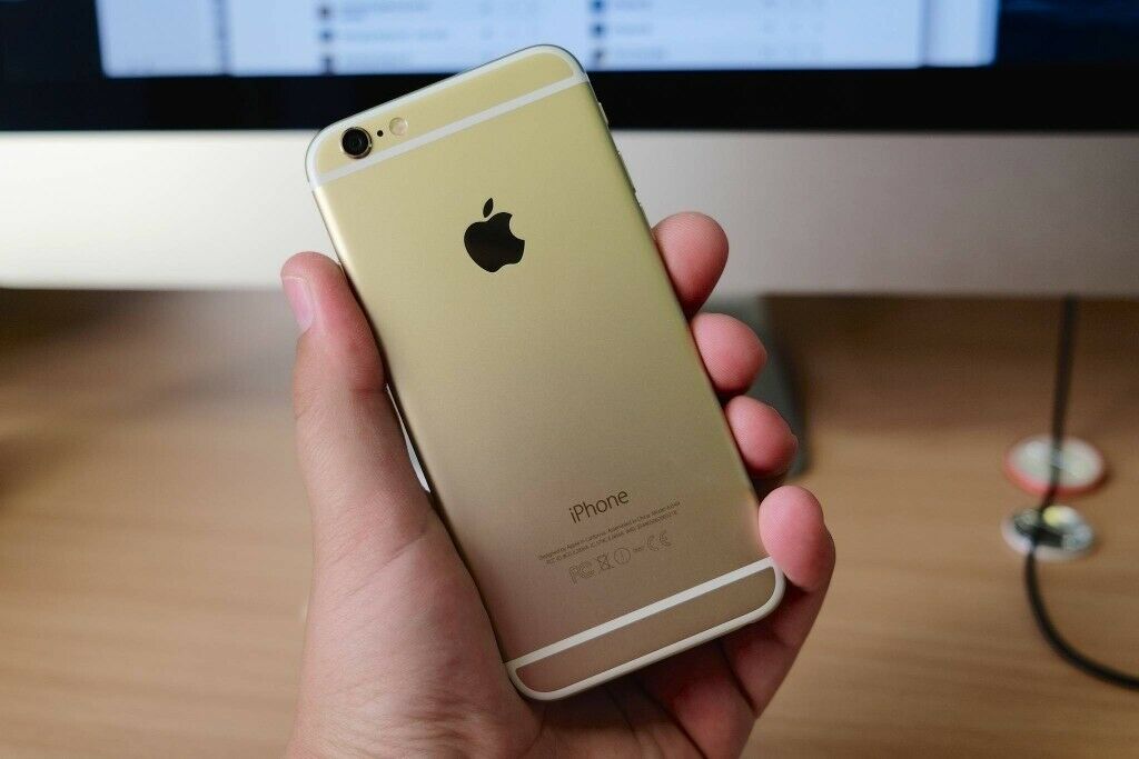 Apple IPhone 6 Gold 64GB O2 GiffGaff With Warranty