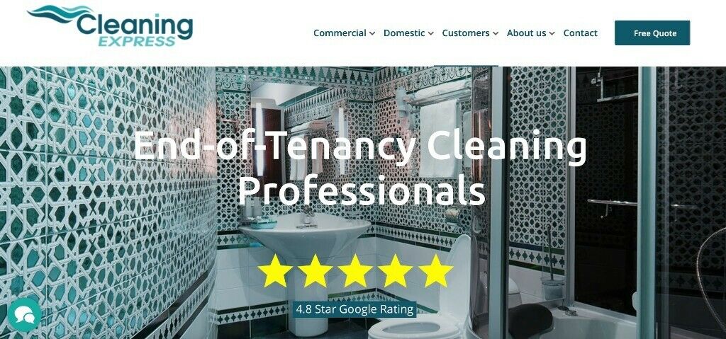 End of tenancy cleaning professionals. Deep cleaning, building cleans. 100% satisfaction guaranteed