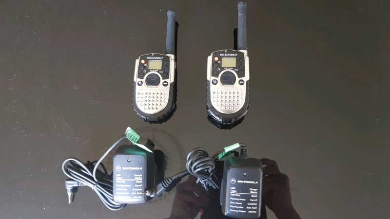 Motorola ta288 walkabout two way radios