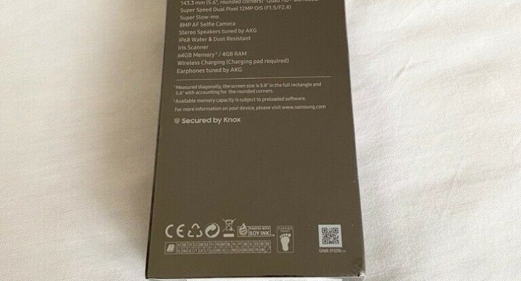 BRAND NEW SAMSUNG GALAXY S9 64GB MIDNIGHT BLACK ON VODAFONE AND LEBARA £300 NO OFFER CAN DELIVER