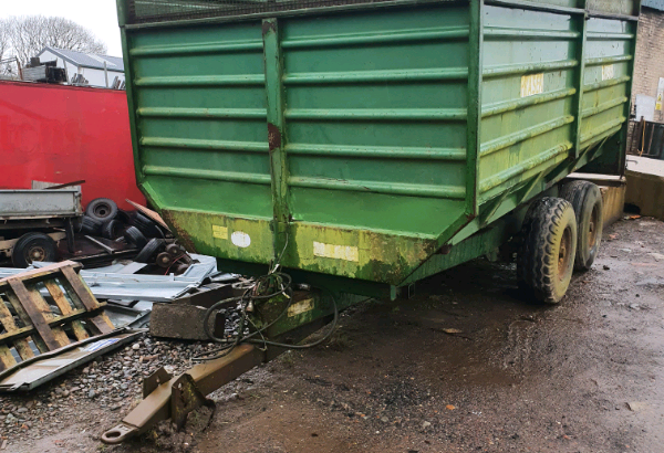 Fraser farm tipping trailer 14×7.6 no vat