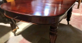 Victorian Mahogany Oval wind out extending table