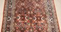 Hand-made 100% Wool Iranian rug, rust colour