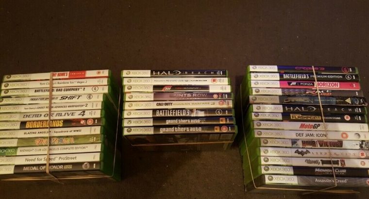 XBOX 360 SLIM 250G WITH ….47…GAMES