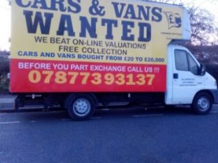 We buy any vehicle collect scrap vehicle we buy any van collect scrap vehicle cash for any truck car