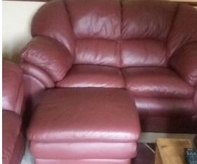 2 and 3 seater leather sofas for sale
