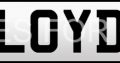 LLOYD personal private cherished number plate