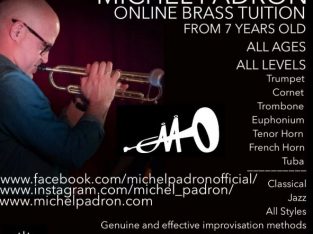 ONLINE BRASS TUITION, ALL LEVELS, FROM 7 YEARS.