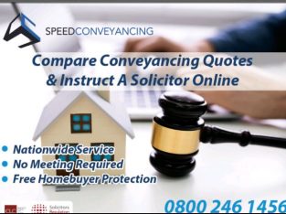 Compare Conveyancing Quotes & Instruct A solicitor NATIONWIDE SERVICE