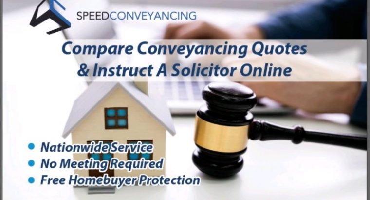 Compare Conveyancing Quotes & Instruct A solicitor NATIONWIDE SERVICE