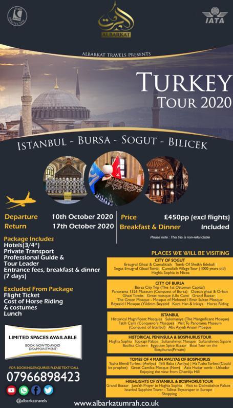 Turkey Tour 2020