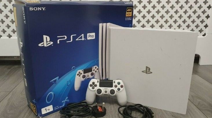 Sony PlayStation 4 Pro – White 1TB Console