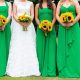 Size 10, green bridesmaid dress with straps, Alfred Angelo Offer