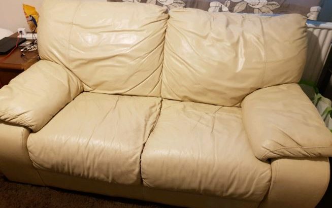 Leather sofa frew to collector