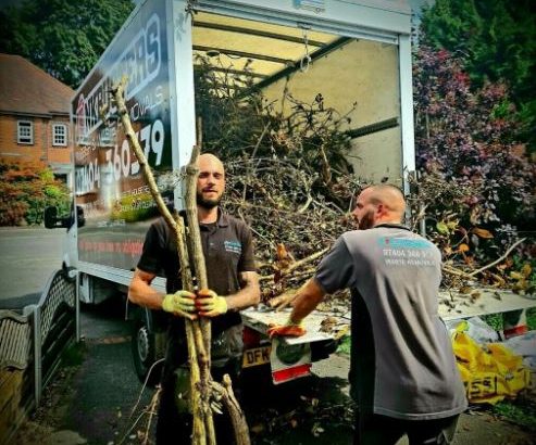 RUBBISH REMOVAL house garden garage office clearance waste man and van
