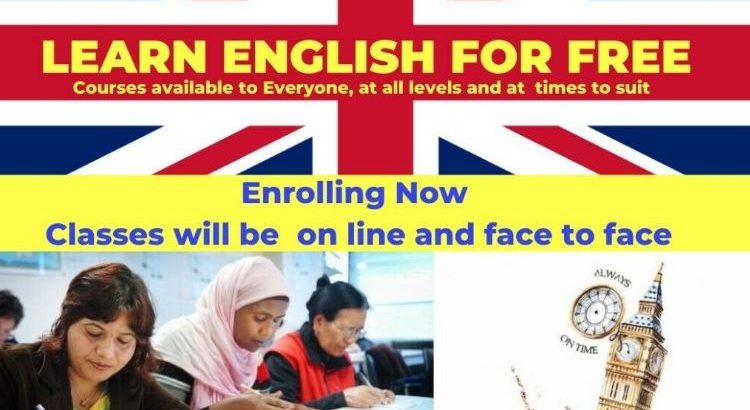 FREE ENGLISH CLASSES FOR ALL
