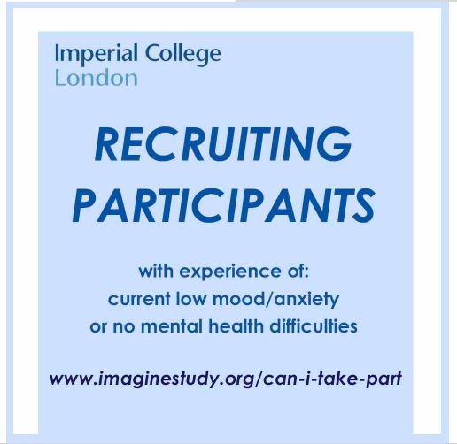 16 – 25 year olds needed for research study at Imperial College London