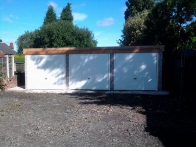 Domestic Garages concrete New Builds – West Midlands