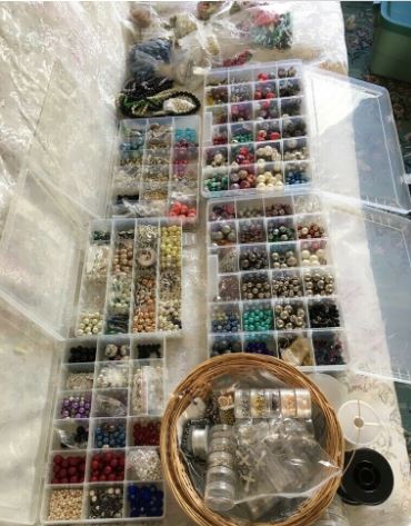 Craft beads, spacers, bead caps and jewellery making accessories.