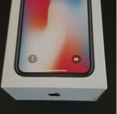 Boxed Apple iPhone X 64GB Space Grey UNLOCKED With New Genuine Apple Accessories