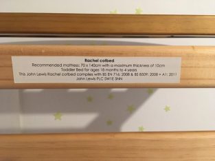 John Lewis “Rachel” Oak Cotbed £70 ovno