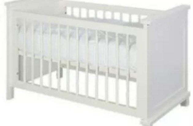 Kidsmill Shakery nursery furniture cot bed off white cream