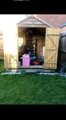 Garden shed 6 months old