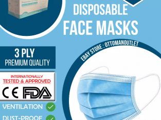 *URGENT CLEARANCE*Disposable Premium Face Masks|BOX=50 Masks | 3 Ply Non-Surgical Mouth Guard Cover