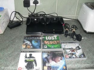 working playstation 3 with 5 games