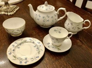 Vintage Bluebell Bone china Tea set