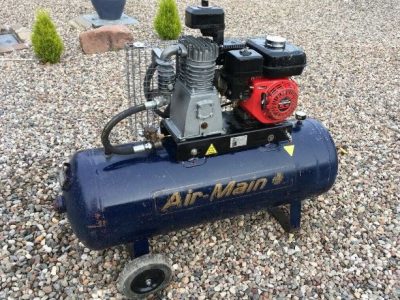 Petrol Driven Air Compressor, £350