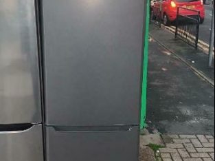 Dark silver Samsung fridge freezer