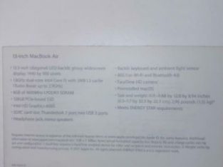 Apple MacBook Air 2017 model