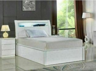 🤩👑 FACTORY SALE ON HUGE STORAGE WOODEN BEDS WITH LIGHTS & USB CHARGING PORT SINGLE DOUBLE KING