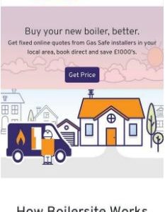 Now you can Get your fixed price at Boilersite