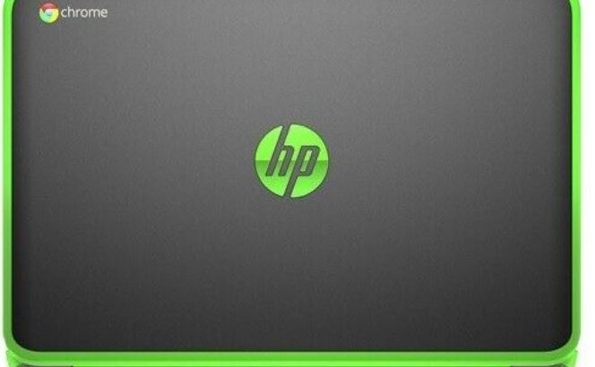 Green hp Chrombook 11 G5