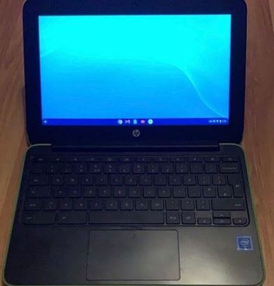 Green hp Chrombook 11 G5