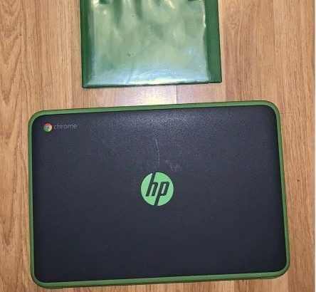 Green hp Chrombook 11 G5