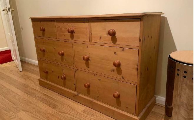 For Sale Pine chest of drawers