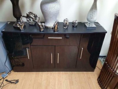 For sale One Drawer Sideboard Black High Gloss Four Door